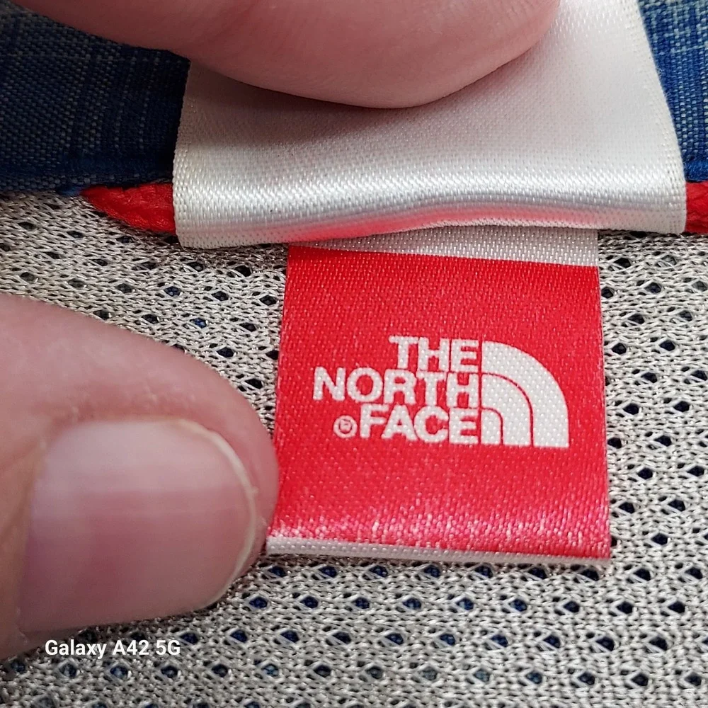 The‎ North Face Mens XXL Blue Plaid Short Sleeve Button Up Shirt Modal Blend